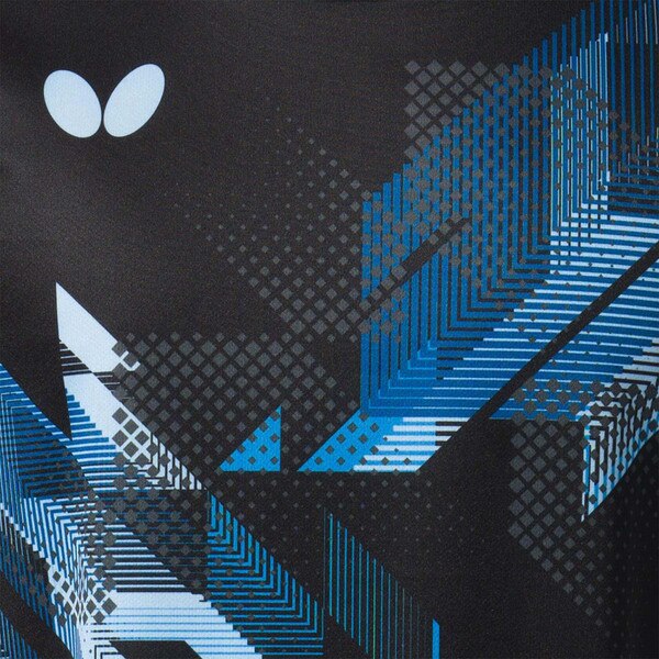 Butterfly Eneel T-Shirt - Black-Sky - Front - Close-Up